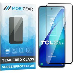 Mobigear Premium TCL 20L Plus Verre trempé Protection d'écran - Compatible coque - Noir