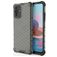 Mobigear Honeycomb Coque Xiaomi Redmi Note 10S Coque arrière Rigide Anti-Chocs - Noir