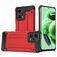 Mobigear Outdoor POCO X5 Plastique rigide Coque arrière Antichoc - Rouge