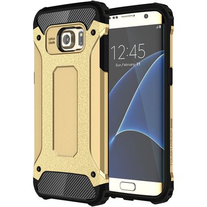 Mobigear Outdoor Coque Samsung Galaxy S7 Edge Coque arrière Rigide Anti-Chocs - Or