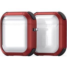 Mobigear Shockproof Coque Apple AirPods 1 Coque Rigide - Rouge