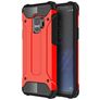 Mobigear Outdoor Coque Samsung Galaxy S9 Coque arrière Rigide Anti-Chocs - Rouge