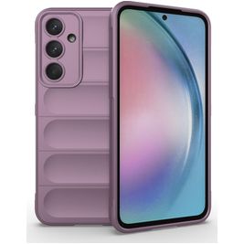 Mobigear Bumpy Coque Samsung Galaxy A55 Coque arrière en TPU Souple - Violet