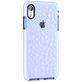 Mobigear Diamond Coque iPhone XR Coque arrière Rigide - Transparent / Bleu