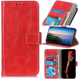 Mobigear Basic Housse iPhone 7 Etui Porte-Monnaie - Rouge