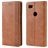 Mobigear Sensation Housse Google Pixel 3a Etui Porte-Monnaie - Cognac