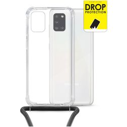 My Style Loop Transparent Samsung Galaxy A31 TPU souple Coque avec cordon - Transparent