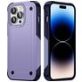 Mobigear Slim Armor Coque iPhone 14 Pro Coque arrière Rigide Anti-Chocs - Violet