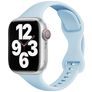 Mobigear Sport Slim Bracelet Silicone Apple Watch Fermeture à clou et passant - 49/46/45/44 mm - Baby Blue