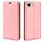 Mobigear Retro Slim Housse iPhone 16e Etui Porte-Monnaie - Rose