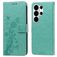 Mobigear Flowers Housse Samsung Galaxy S26 Ultra Etui Porte-Monnaie - Vert