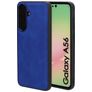 Mobiparts Classic Samsung Galaxy A56 MagSafe TPU / Similicuir Coque arrière - Sapphire Blue