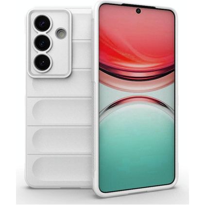 Mobigear Bumpy Coque Samsung Galaxy S26 Coque arrière en TPU Souple - Blanc