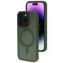 Mobiparts Hardcover Coque iPhone 14 Pro MagSafe Coque arrière Rigide - Satin Green