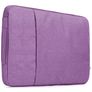 Mobigear Denim Zipper Pochette Ordinateur portable (max 21 cm x 30 cm) Housse ordinateur - Violet