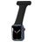Mobigear Clip Bracelet Infirmière pour Apple Watch Épingle - 49/46/45/44 mm - Noir