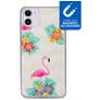 My Style Magneta Coque iPhone 11 Coque arrière en TPU Souple - Flamingo