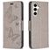 Mobigear Butterfly Housse Samsung Galaxy S23 FE Etui Porte-Monnaie - Gris