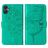 Mobigear Butterfly Housse Samsung Galaxy A05 Etui Porte-Monnaie - Vert