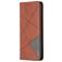 Mobigear Rhombus Slim Housse OPPO Reno 4 Etui - Marron