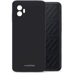 Mobilize Rubber Gelly Samsung Galaxy Xcover 7 Pro TPU souple Coque arrière - Noir