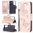 Mobigear Bookcase Case Butterflies Rose Gold Samsung Galaxy S21