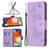 Mobigear Butterfly Housse Samsung Galaxy A13 4G Etui Porte-Monnaie - Violet