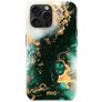 MIO Coque iPhone 15 Pro MagSafe Coque arrière Rigide - Green Marble