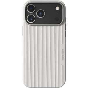 Nudient Bold Coque iPhone 17 Pro Max MagSafe Coque arrière Rigide - Chalk White