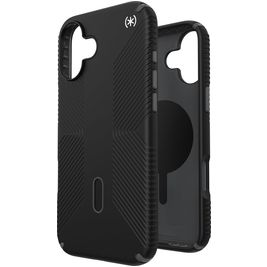 Speck Presidio2 Grip Coque iPhone 16 Plus MagSafe Coque arrière Rigide Anti-Chocs - Noir
