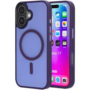 Mobiparts Hardcover Coque iPhone 17 MagSafe Coque arrière Rigide - Satin Purple