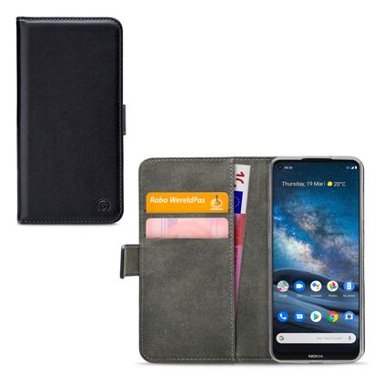 Mobilize Classic Gelly Wallet Nokia 8.3 Étui Portefeuille - Noir