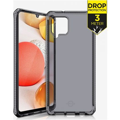 ITSkins SpectrumClear Coque Samsung Galaxy A42 Coque arrière en TPU Souple Anti-Chocs - Smoke