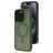 Mobiparts Hardcover Coque iPhone 15 Pro Max MagSafe Coque arrière Rigide - Satin Green