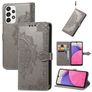 Mobigear Mandala Housse Samsung Galaxy A33 Etui Porte-Monnaie - Gris