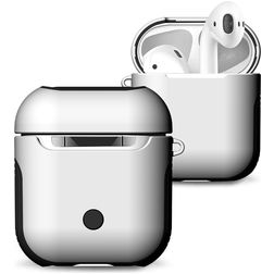 Mobigear Frosted Coque Apple AirPods 1 Coque Rigide - Blanc