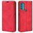 Mobigear Retro Slim Housse Motorola Moto G71 5G Etui Porte-Monnaie - Rouge