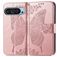 Mobigear Butterfly Housse Google Pixel 10 Pro Etui Porte-Monnaie - Rose doré
