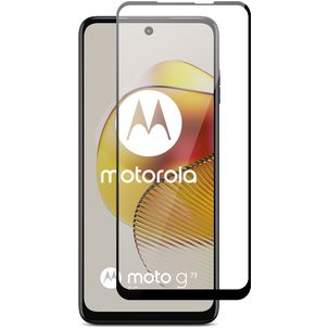 Mobigear Premium Motorola Moto G73 5G Verre trempé Protection d'écran - Compatible Coque - Noir