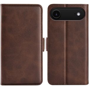 Mobigear Slim Magnet iPhone Air Étui Portefeuille - Marron