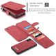 Caseme 007 Housse iPhone XS Etui avec Coque Détachable Porte-Monnaie - Rouge