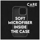 CARE by PanzerGlass Fashionable Coque iPhone 16 Pro Max MagSafe Coque arrière en Silicone - Noir