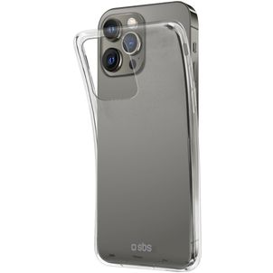SBS Polo Coque iPhone 13 Pro Max Coque arrière en TPU Souple - Noir