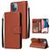 Mobigear Wallet Housse iPhone 14 Plus Etui Porte-Monnaie - Marron