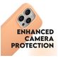 CARE by PanzerGlass Fashionable Coque iPhone 16 Pro MagSafe Coque arrière en Silicone - Peachy