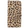 Mobigear Leopard iPhone XR Étui Portefeuille - Marron