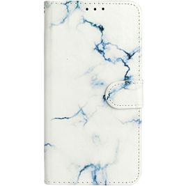 Mobigear Marble Housse Huawei P Smart (2020) Etui Porte-Monnaie - White Marble