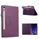 Mobigear Classic Coque Samsung Galaxy Tab S11 Etui + Porte-crayon - Violet