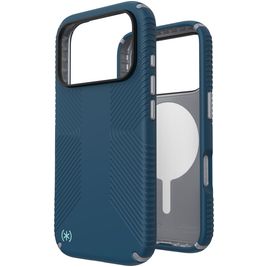 Speck Presidio2 Grip Coque iPhone 17 Pro MagSafe Coque arrière Rigide Anti-Chocs - Deep Sea Blue