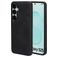 Mobiparts Classic Coque Samsung Galaxy S25 MagSafe Coque arrière en TPU,Similicuir - Graphite Black